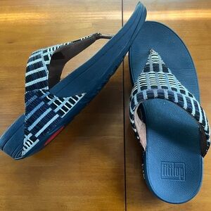 Fitflop Blue Sandals Ergonomic Comfort Shoes